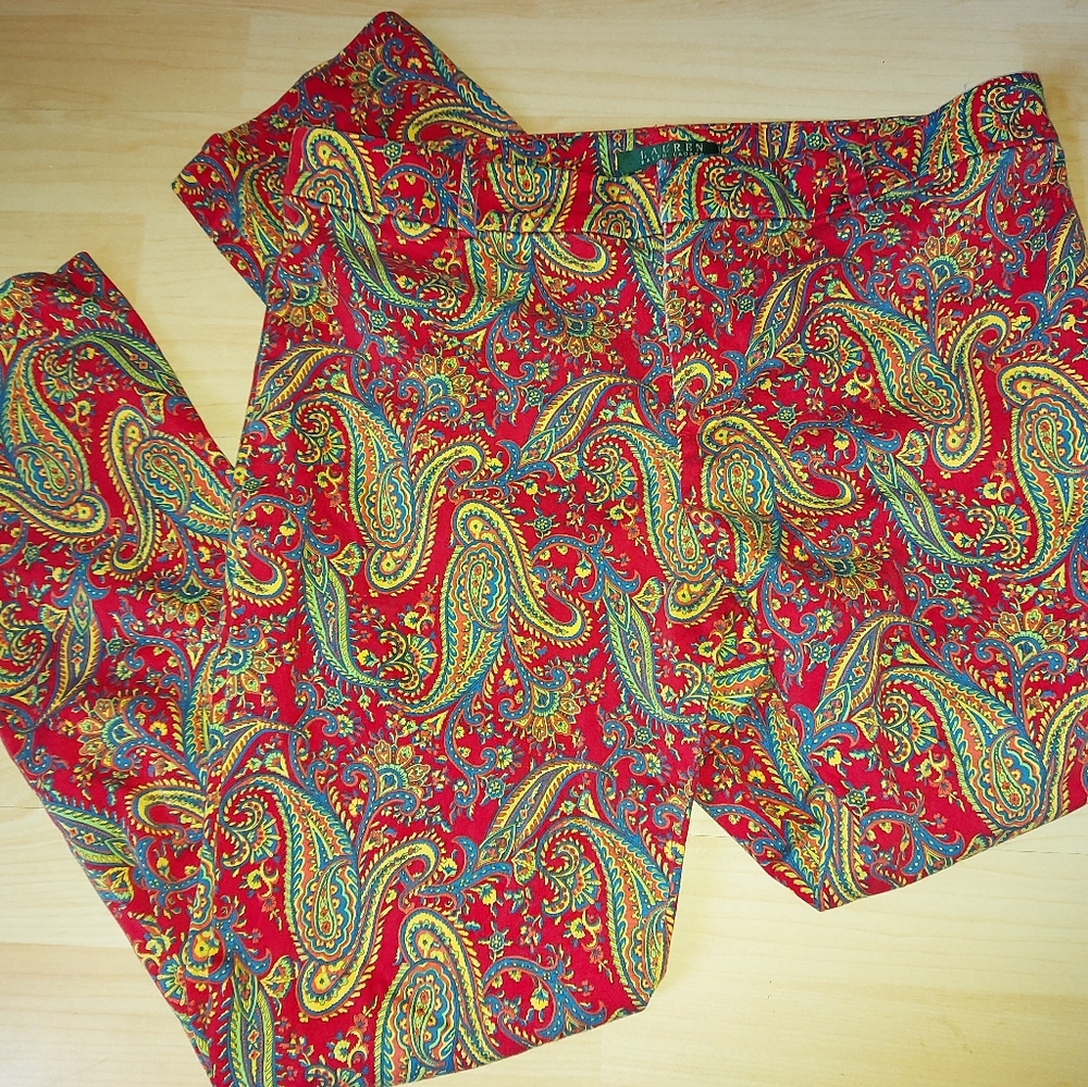 Ralph Lauren Paisley Pants